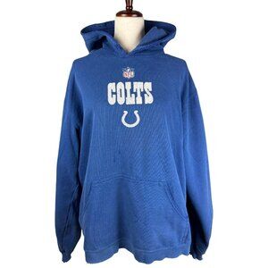 Reebok Indianapolis Colts NFL Hoodie Blue (Vintage Look)